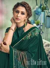 MAHOTSAV FELICITY Latest Designer Fancy Party Wear Sequins Embroidery Handwork Butta Heavy Silk Saree Collection 